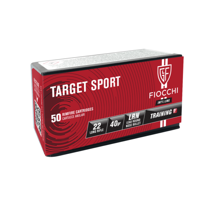Bala  FIOCCHI  .22Lr Target Sport LRN 40gr #30220500