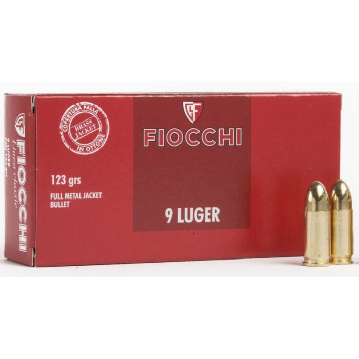 Bala  FIOCCHI  9x19mm Classic FMJ RAM 115gr #70938000