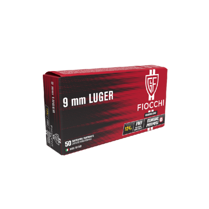 Bala  FIOCCHI  9x19mm Classic  FMJ 124gr  #709112_