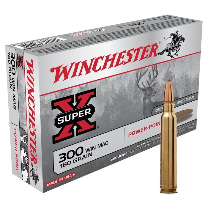 Bala  WINCHESTER  .300WinMg PP 180gr #X30WM2