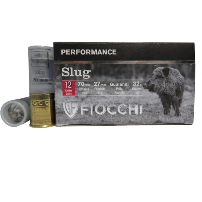 Cartucho  FIOCCHI  Slug Calibre 12x70-27 #87088100