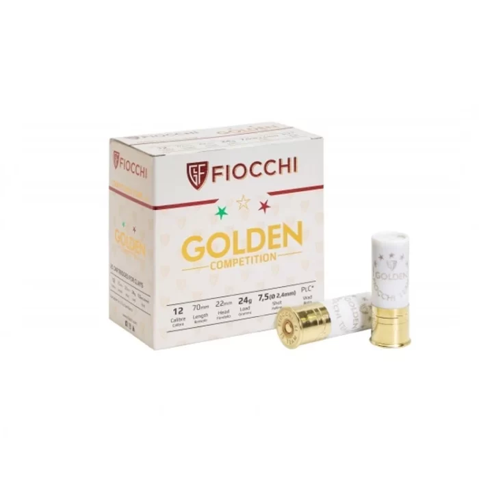 Cartucho  FIOCCHI  Golden Cal. 12x70-22 #7,5 24g #86237700