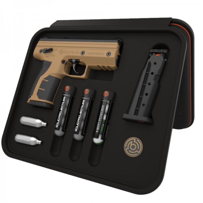 Pistola Traumatica Balin BYRNA SD XL Kinetic Bb 17mm Co2 Desierto